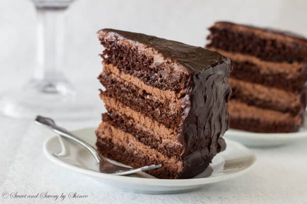 chocolate mousse cake filling