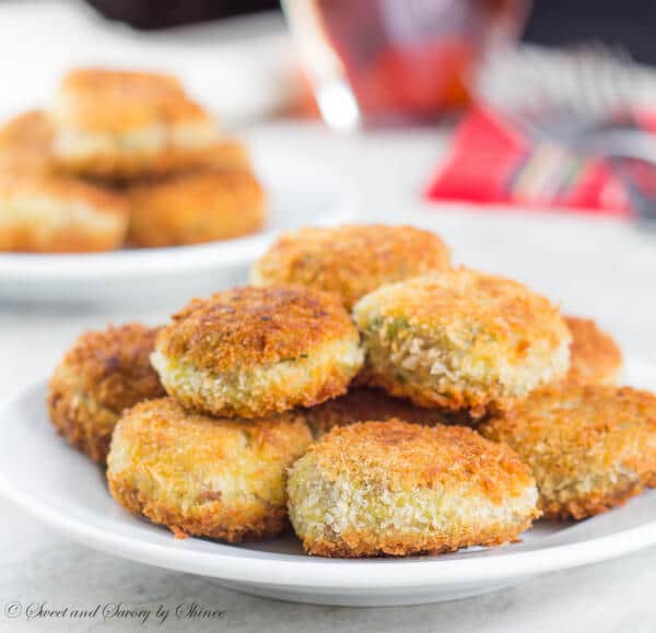 Mini potato croquettes are versatile and flavorful finger food with addicting crunchy crust. Great way to use up leftover potatoes.