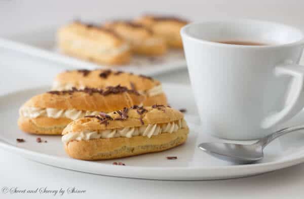 Tiramisu Eclairs- two delicious flavors in one, irresistibly light and exquisite!