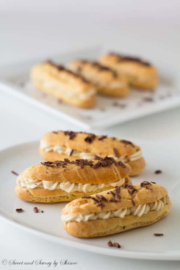 Tiramisu Eclairs- two delicious flavors in one, irresistibly light and exquisite!