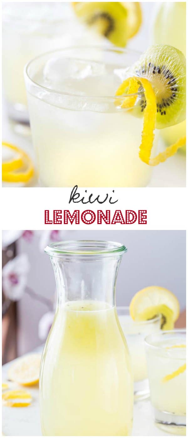 Sweet and sour, cool and refreshing, nothing beats a cold glass of refreshing lemonade on a hot summer day. Try this kiwi lemonade for a refreshing tangy change!