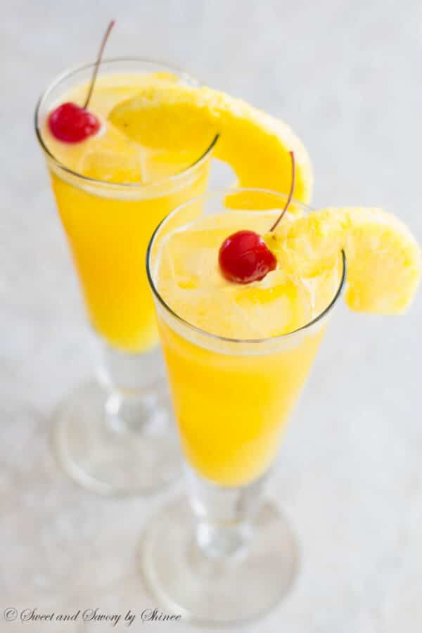 Bubbly, fruity, tropical, this pineapple coconut spritzer is a naturally sweetened thirst-quencher and party-pleaser.
