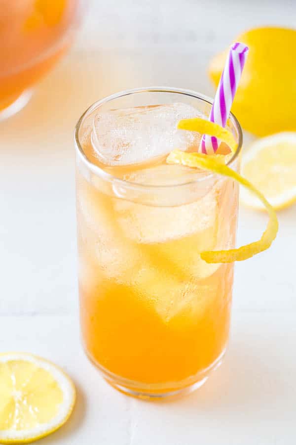 Bright, refreshing and citrusy, this earl grey iced tea is easy to customize and such a thirst-quencher for a crowd!