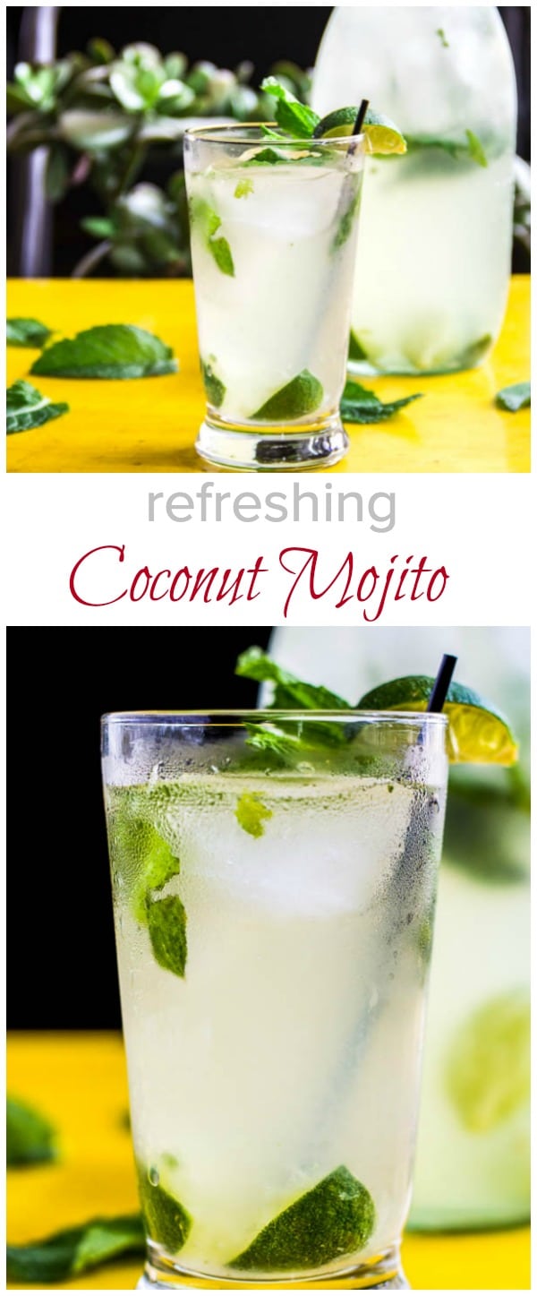 Try this refreshing coconut mojito this summer. This classic mojito with subtle coconut flavor is here for you to sip on all summer long.