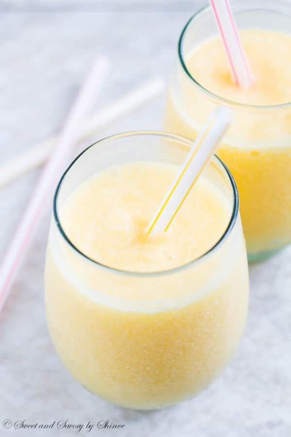 Refreshing, tasty, and oh so easy homemade coconut orange julius! Classic drink with a small twist! (Vegan and dairy-free)
