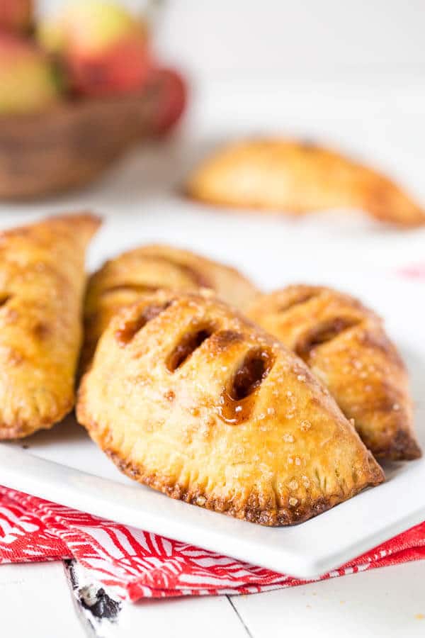These humble looking apple pie turnovers will be your go-to treat this fall. When it comes to taste, there is nothing humble about them!