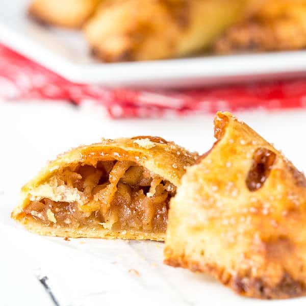 These humble looking apple pie turnovers will be your go-to treat this fall. When it comes to taste, there is nothing humble about them!