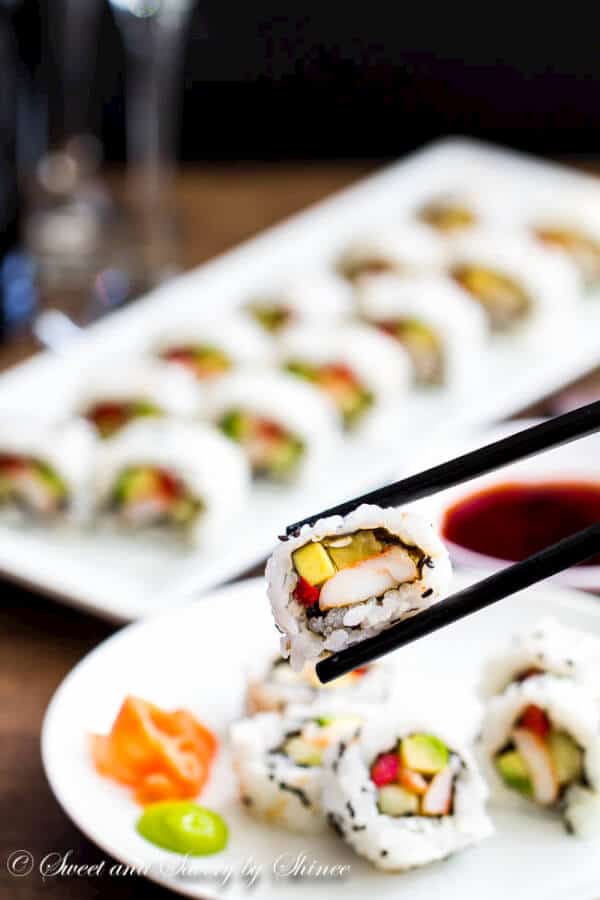 Homemade Sushi Rolls ~Sweet & Savory