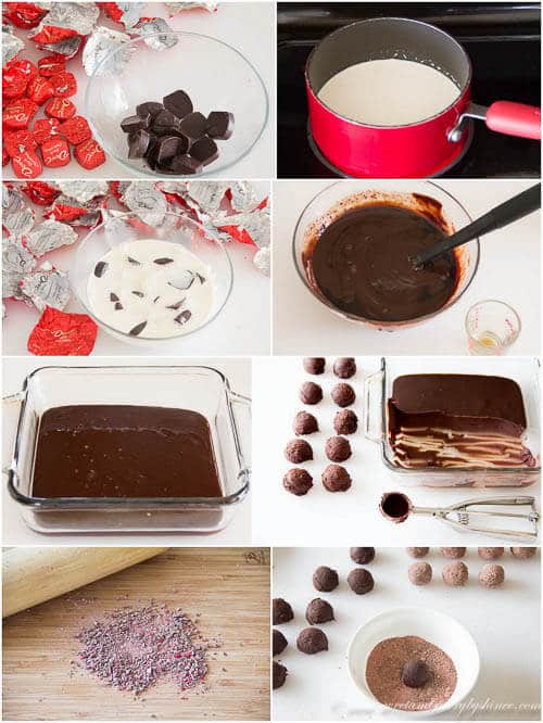 Easy Chocolate Truffles recipe - step by step