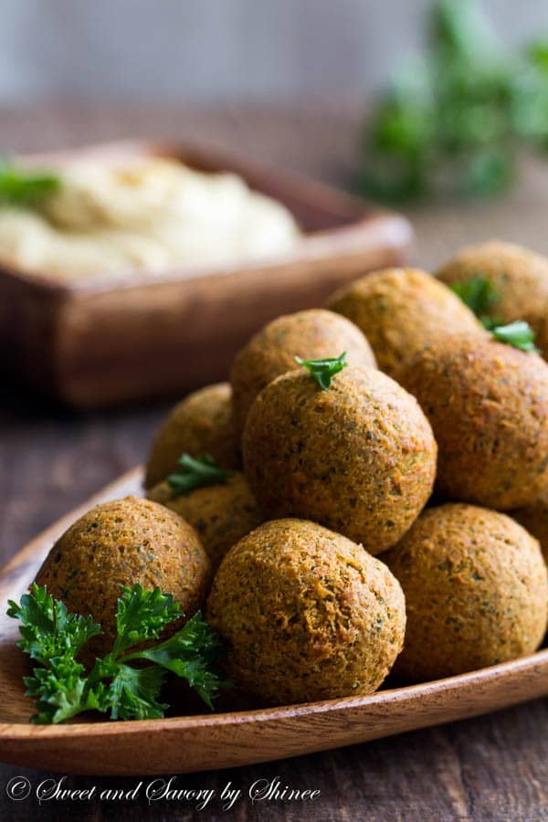 These homemade vegetarian falafel balls are packed with flavor and make a perfect appetizer in just a few simple steps.