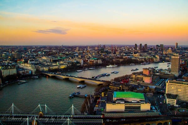 Travel Photo Journal- LONDON at Sunset