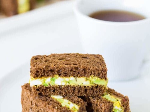 Herbed Avocado Egg Salad Close-up