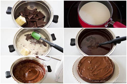 Ina's mocha frosting- step by step photo tutorial