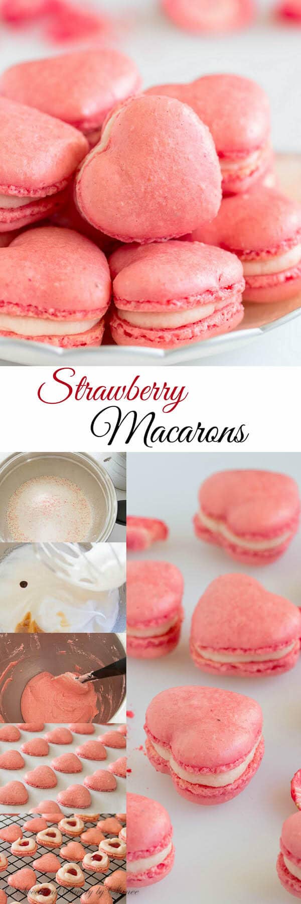 Strawberry Macarons Sweet & Savory by Shinee