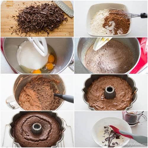 Double stout chocolate bundt cake with step by step photo recipe