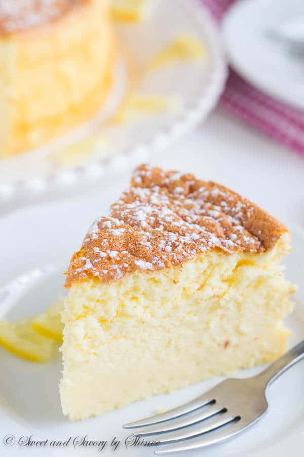 With less than 5 ingredients, this dreamy light lemon souffle cheesecake is the perfect treat to welcome long-awaited spring!