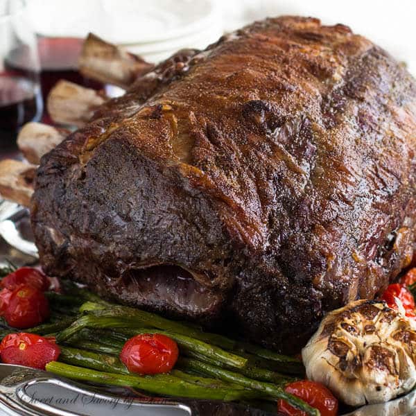 Let me show you how to roast a perfect prime rib, step by step, with proven, fool-proof method using reverse sear technique as seen on Serious Eats.