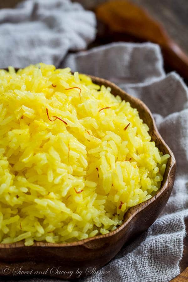 How to Make Saffron Rice ~Sweet & Savory by Shinee