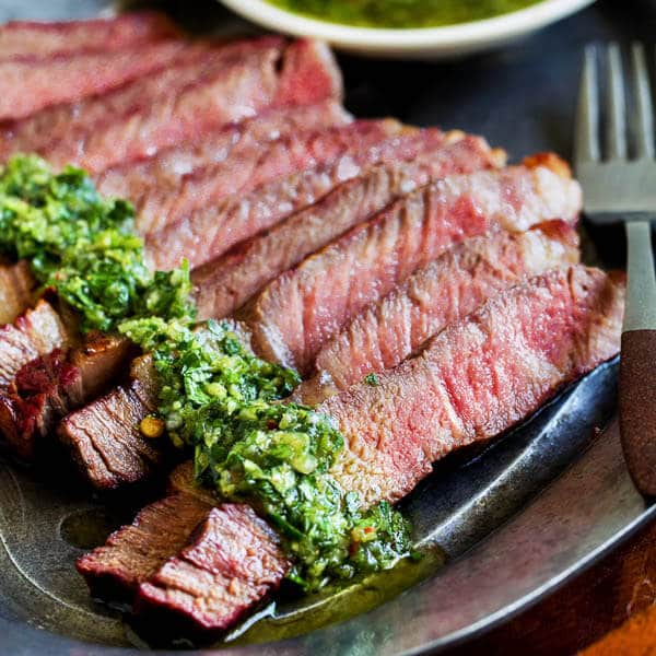 Grilled Steak with Chimichurri Saucec-2