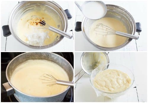 Homemade vanilla pudding from scratch with step by step photos
