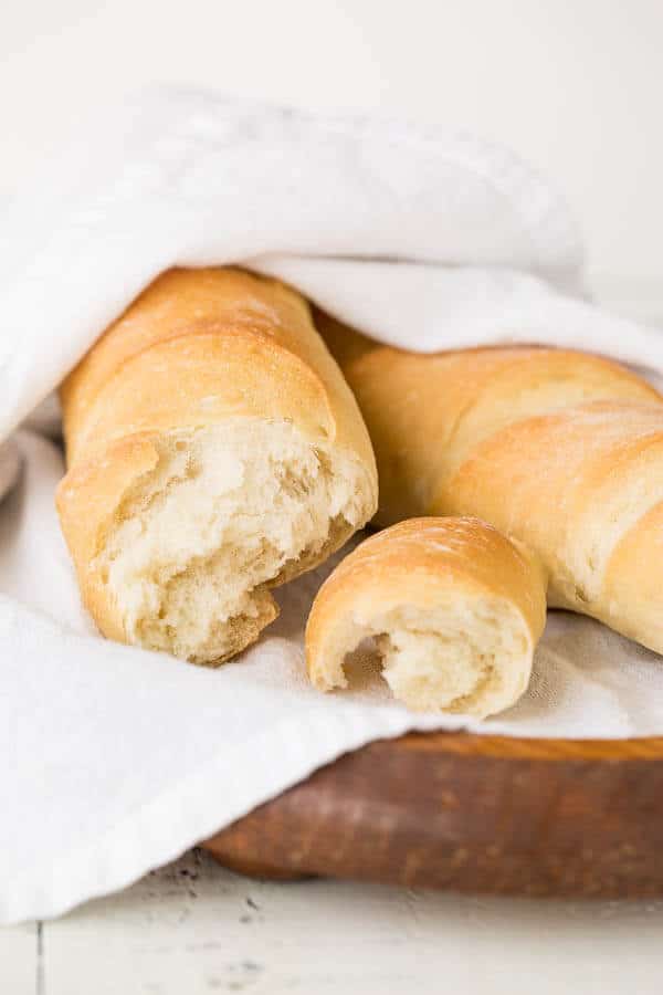 That amazing smell of freshly baked bread alone will make you want to bake this easy french bread over and over again. Especially considering how easy it is to make this bread from scratch.