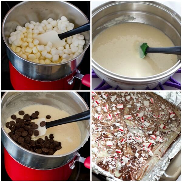 double-chocolate-peppermint-fudge-step-by-step