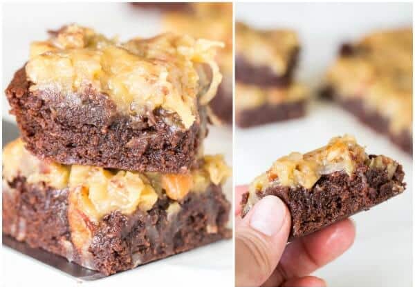 When you crave german chocolate cake, but don’t have time to make one, this easy german chocolate brownies come to the rescue. You'll be devouring it in less than an hour!