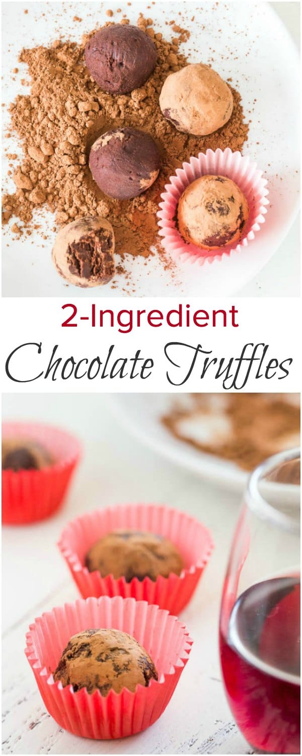 Yes, it's possible! 2-ingredient red wine truffles are deliciously indulgent and boozy treat. The secret is in milk chocolate!