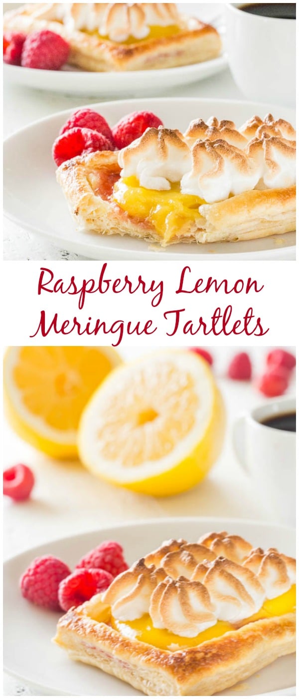 Raspberry Lemon Meringue Tartlets ~Sweet & Savory by Shinee