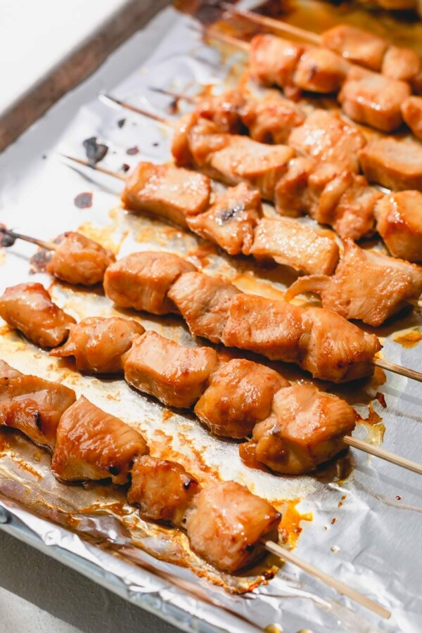 Sweet & Spicy Chicken Skewers ~Sweet & Savory