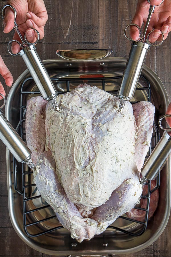 To brine or not to brine a Thanksgiving turkey? What if I told you there's 3rd option, which yields the juiciest turkey yet!