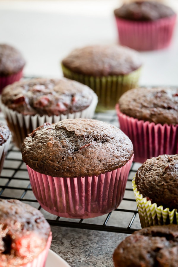 Need a quick and easy treat for a crowd? These easy chocolate cherry muffins are always a huge hit! And all you need is 3 ingredients!