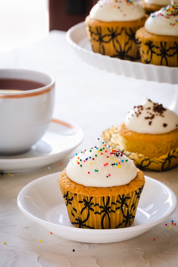 Forget about boxed mixes, this simple vanilla cupcakes are just as easy to make, yet 100% tastier, because baking from scratch always wins! If you have the right recipe and helpful tips, that is...