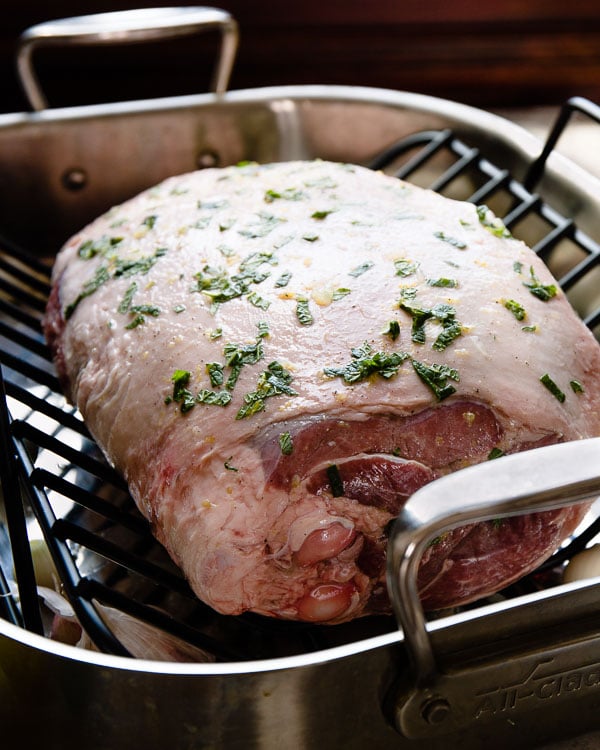 Roasting a whole leg of lamb may seem intimidating, but it shouldn't! It's quite simple to cook perfectly delicious and impressive roast leg of lamb. Let me walk you through the entire process, step by step. #legoflamb #lamb #lambroast