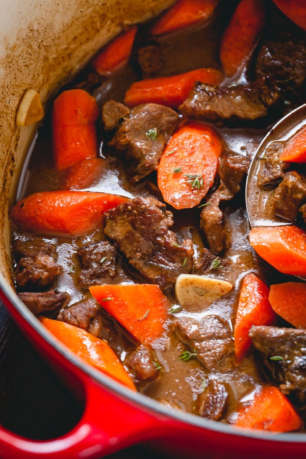 Classic beef stew, but better!!! Actually, the best beef stew recipe you'll ever make! Bold statement, I know. But the secret ingredient is a game changer here! #beefstew #beefrecipe