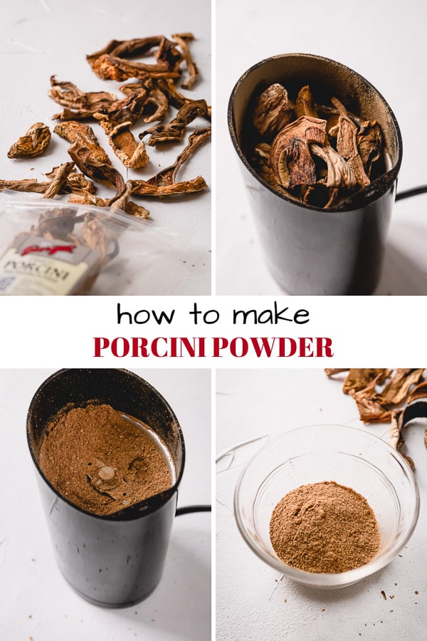How to make porcini powder, a secret ingredient to add savory rich, umami flavor to any dish!