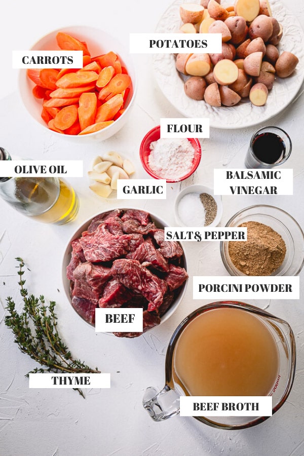 Everything you need for hearty bowl of beef stew! #beefstew
