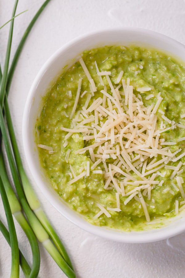 Amazing garlic scapes pesto is a perfect use of scapes!