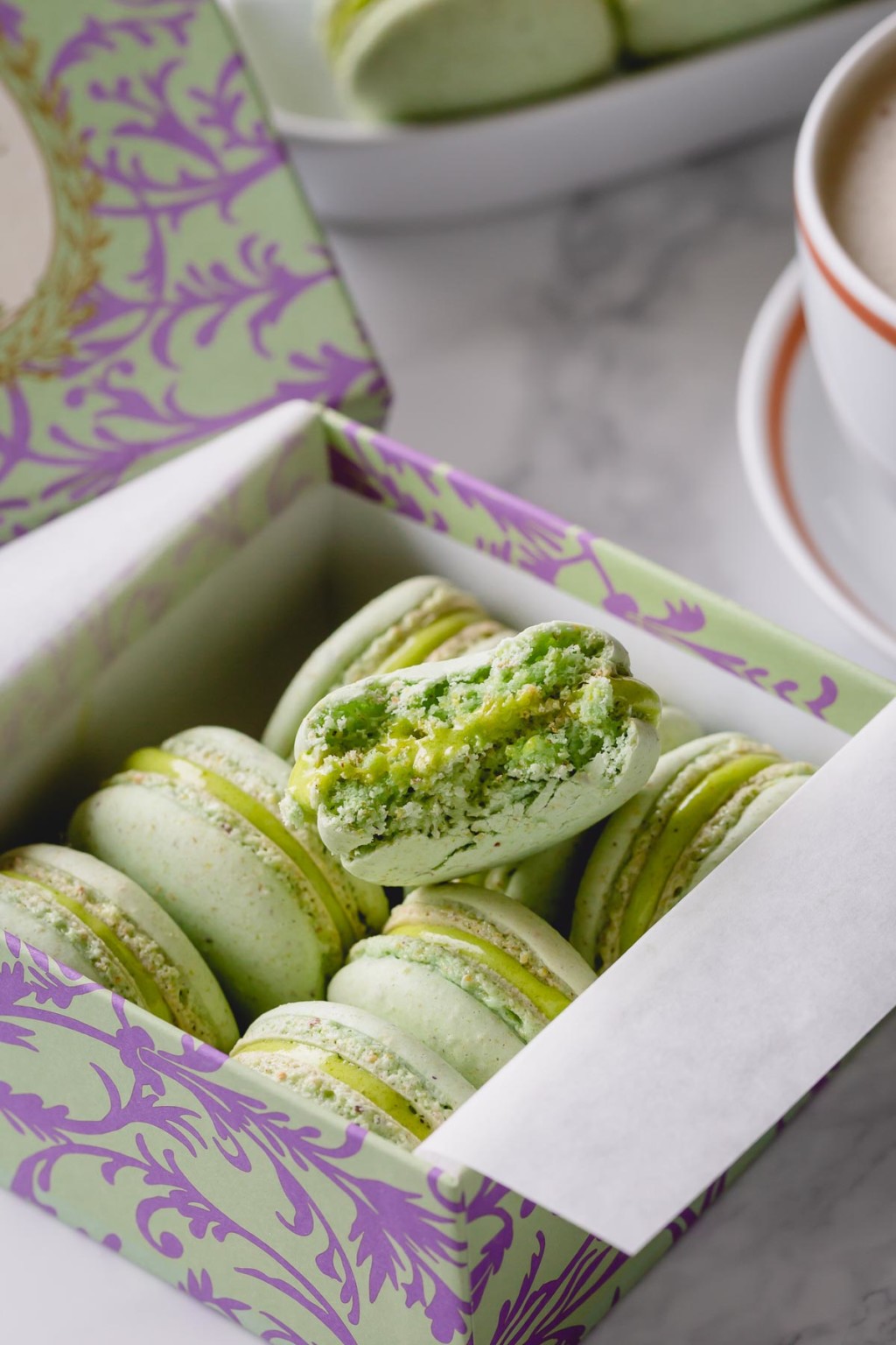 Pistachio Macarons Sweet & Savory