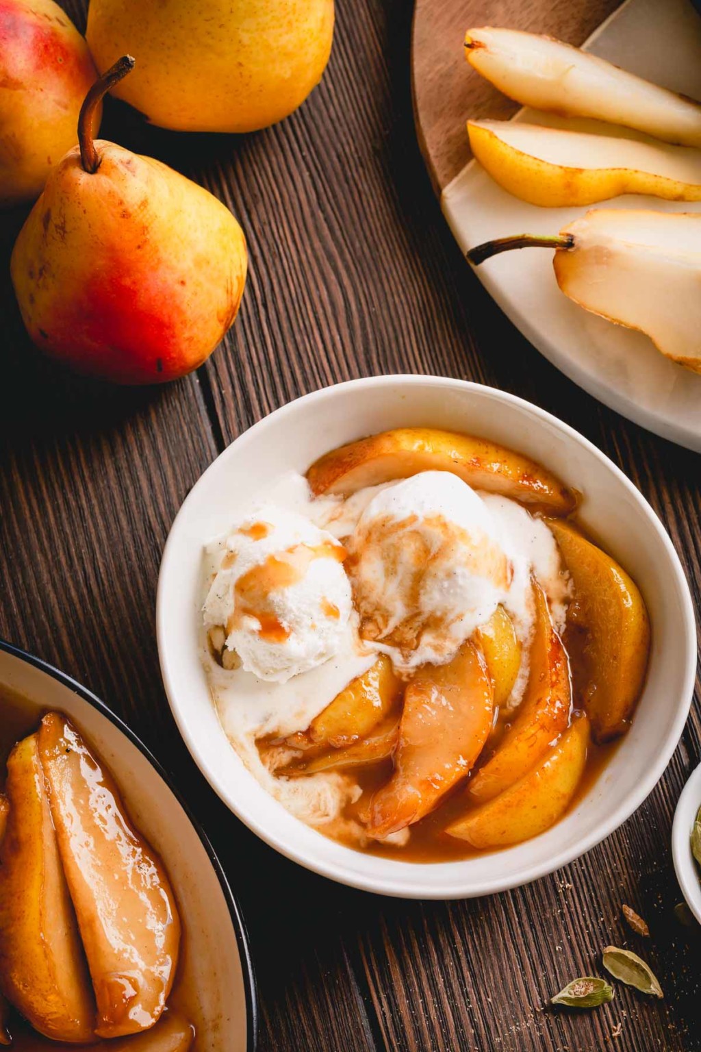 How to Make Caramelized Pears ~Sweet & Savory