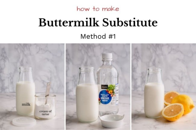 Substitute for Buttermilk Recipe - Sweet & Savory
