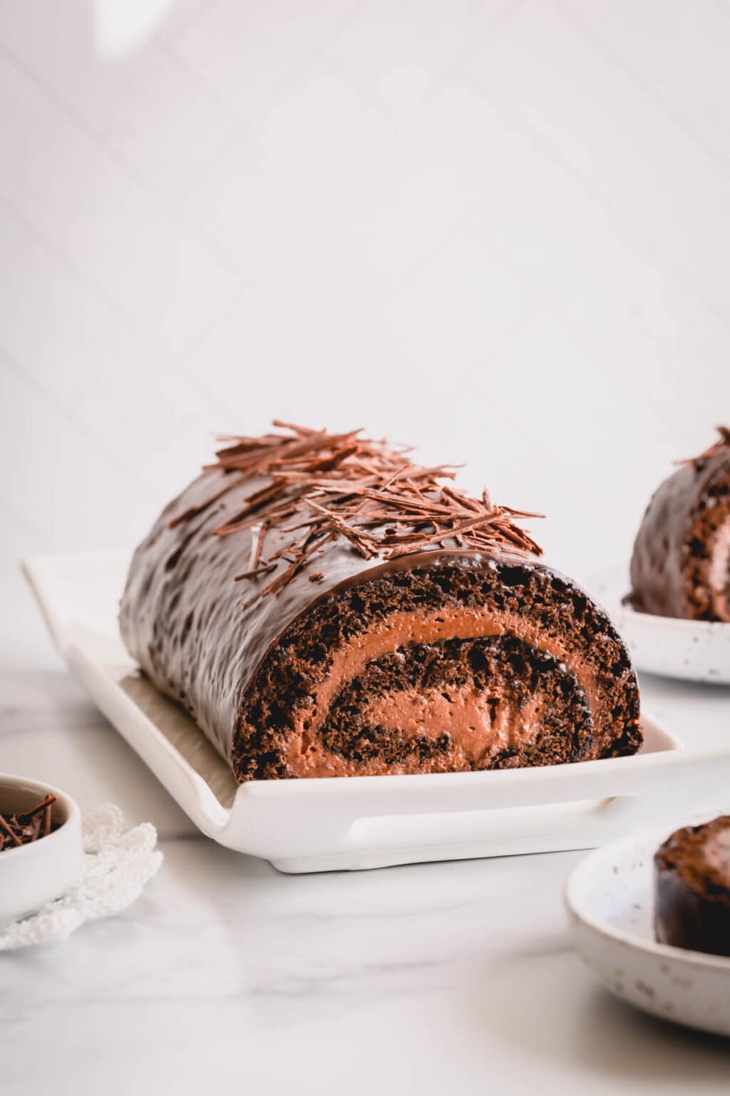 Death by Chocolate Roll Cake Sweet & Savory