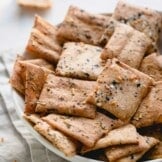 sourdough crackers.