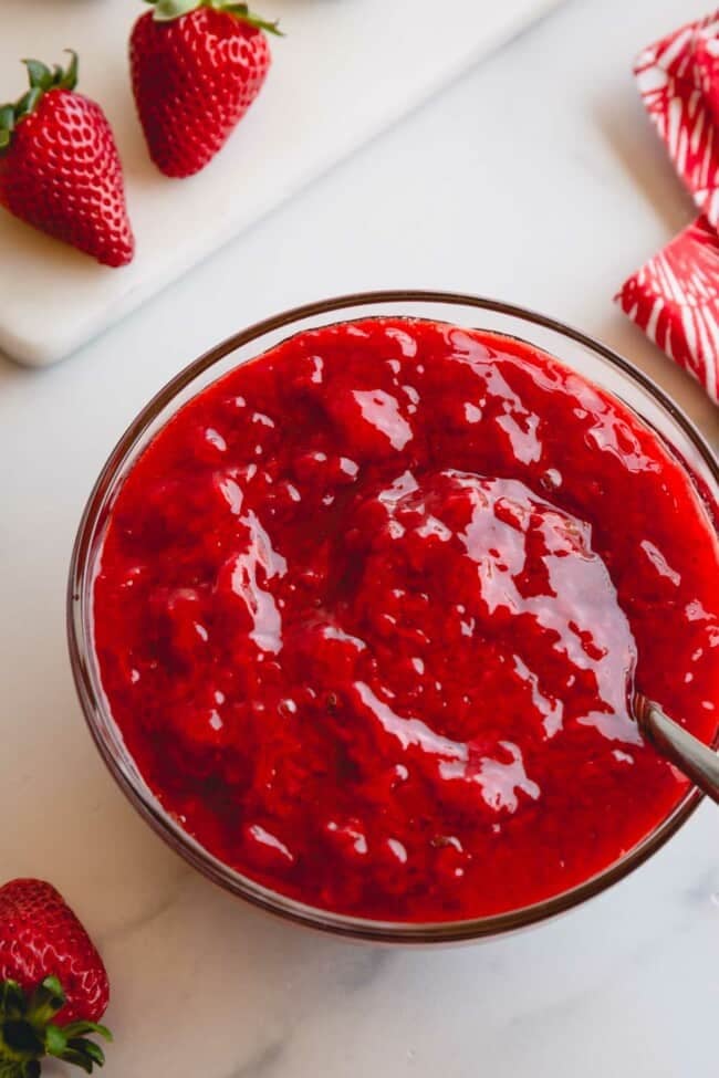 How to Make Strawberry Sauce Topping Sweet & Savory