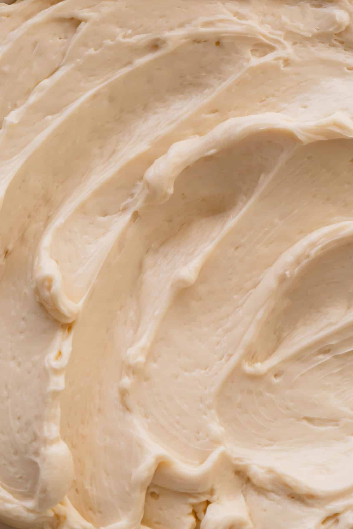 Vanilla Russian buttercream frosting.