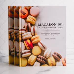 Macaron 101 Hardcover Books on white background.
