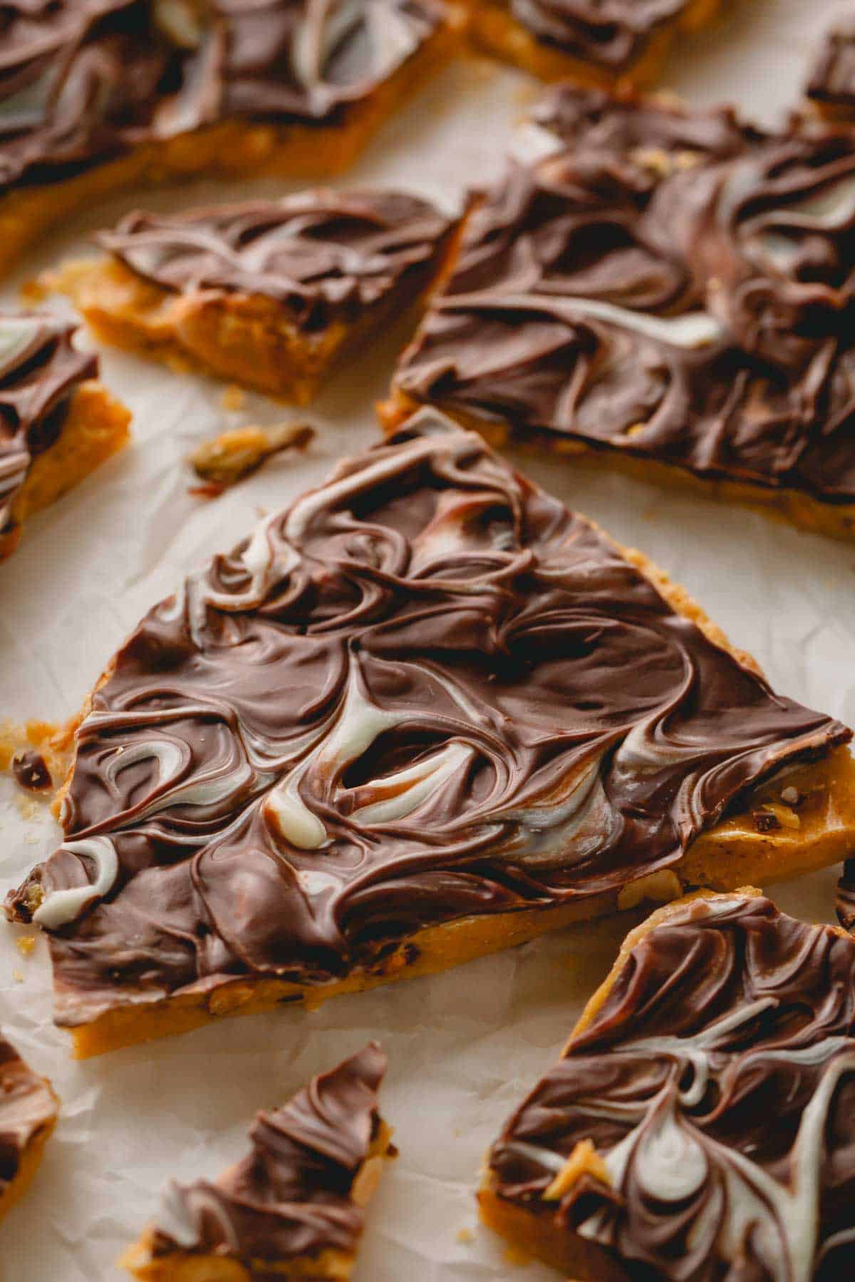 Chocolate Peanut Brittle